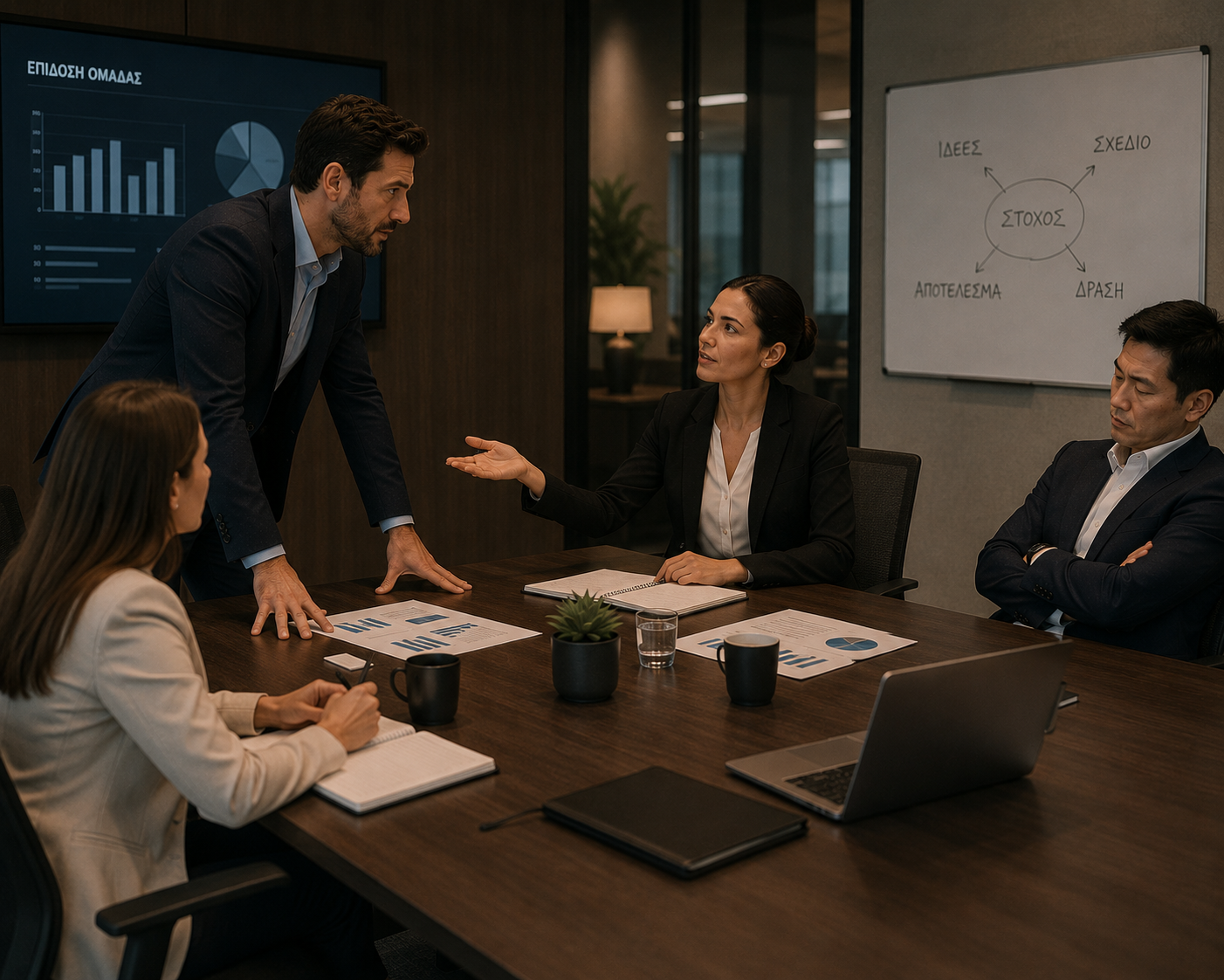 γλώσσα σώματος σύσκεψη - Cross Business Training